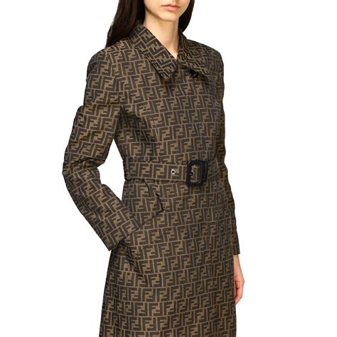 women's fendi jacket|fendi women' s trench coats.